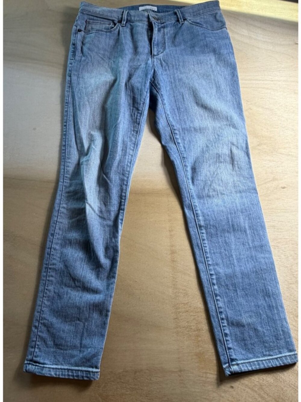 LOFT Light Wash Mid Rise Skinny Jeans Size 29/8